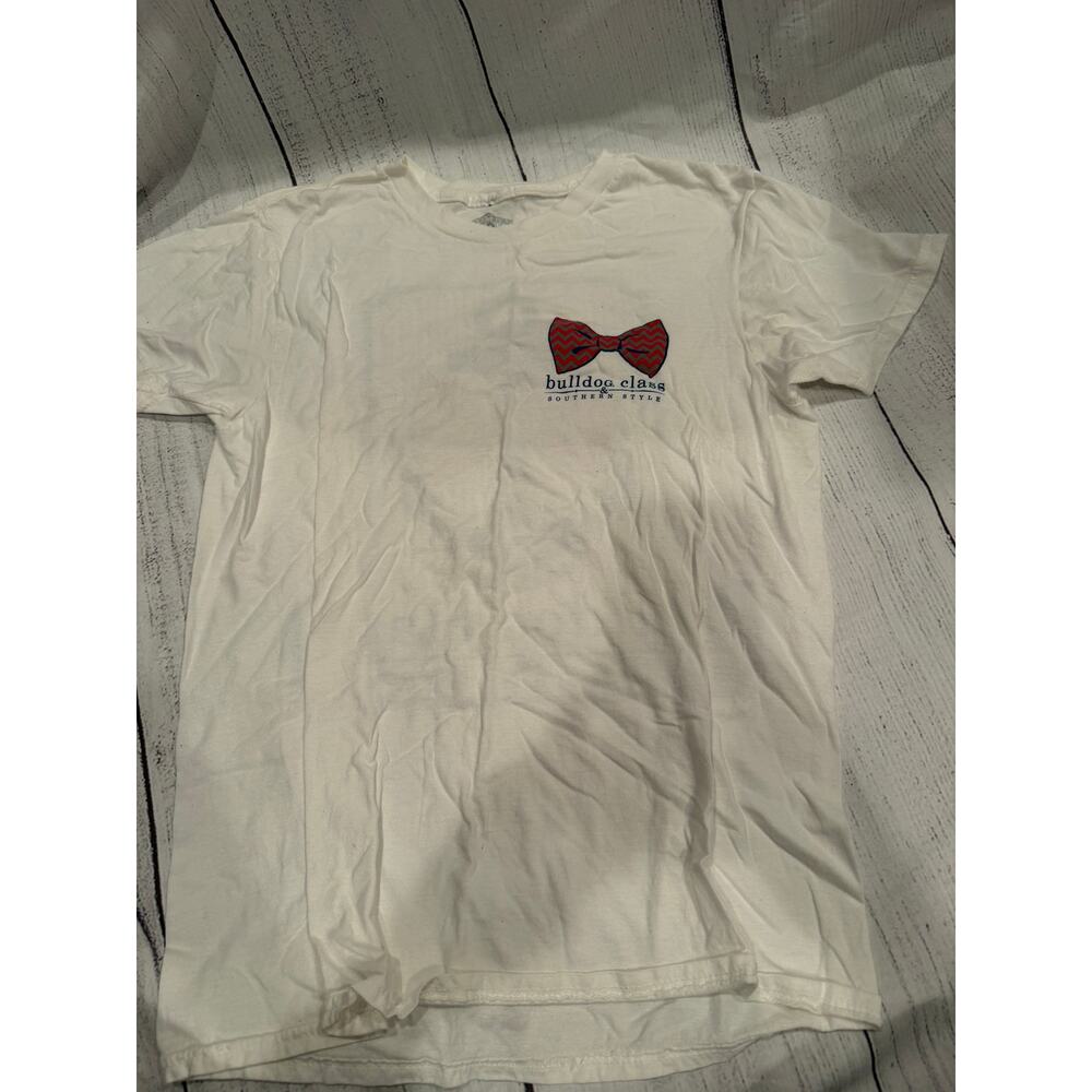 Bulldog Class & Southern Style Short Sleeve Shirt Size AS